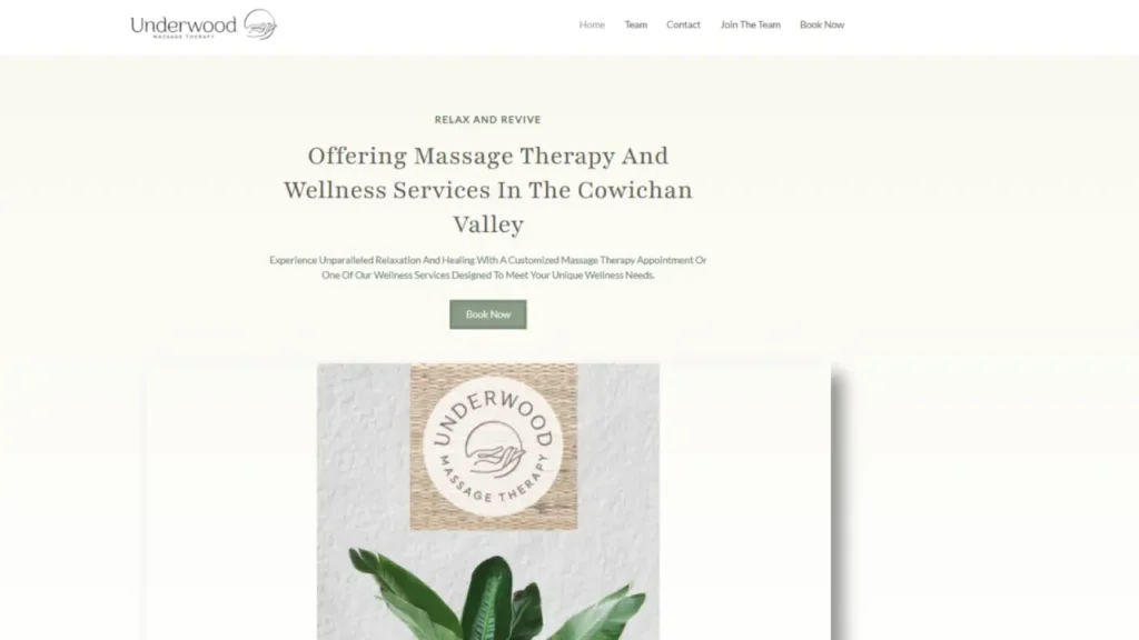 Portfolio Underwood Massage Therapy